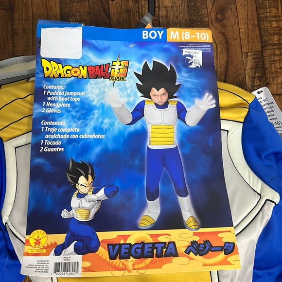 Costumes Dragon Ball Z Vegeta Costume New Boys Size 81 Poshmark
